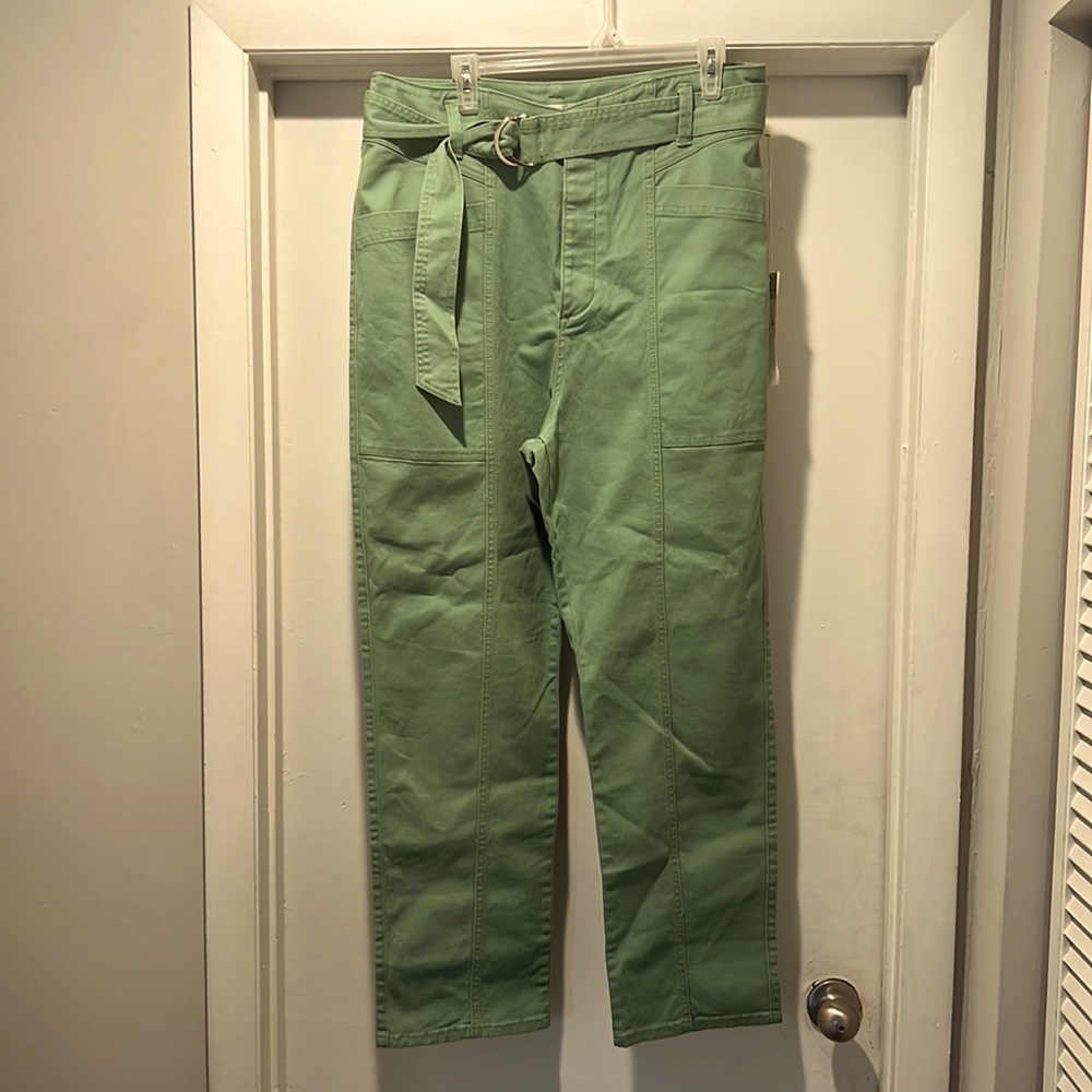🦚🦚🦚HAPPY NATURE SAGE GREEN PANTS SIZE 14, NWOT WIDE LEG